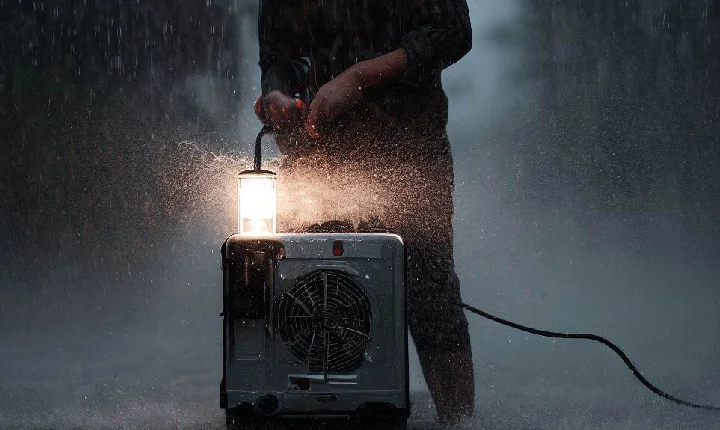How to run a generator in the rain? 