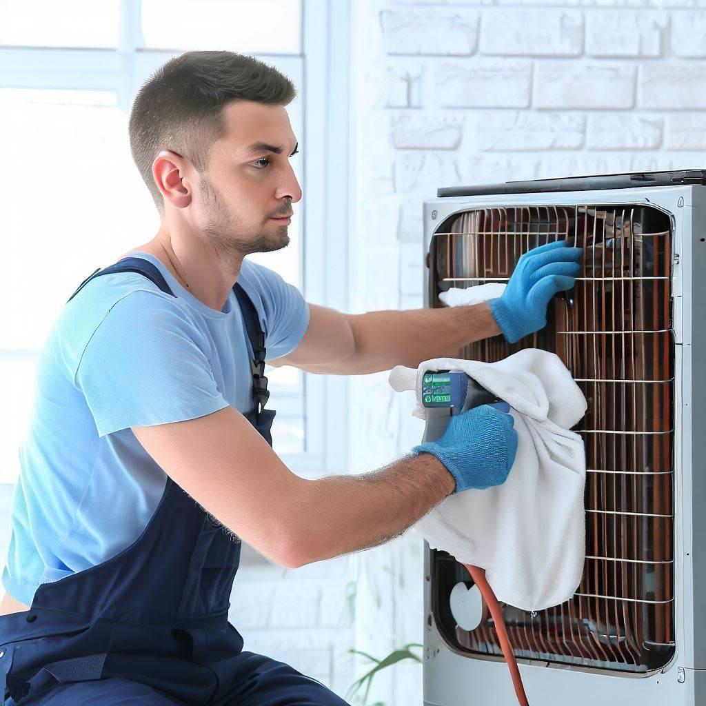 Regular maintenance and cleaning of the central AC system: