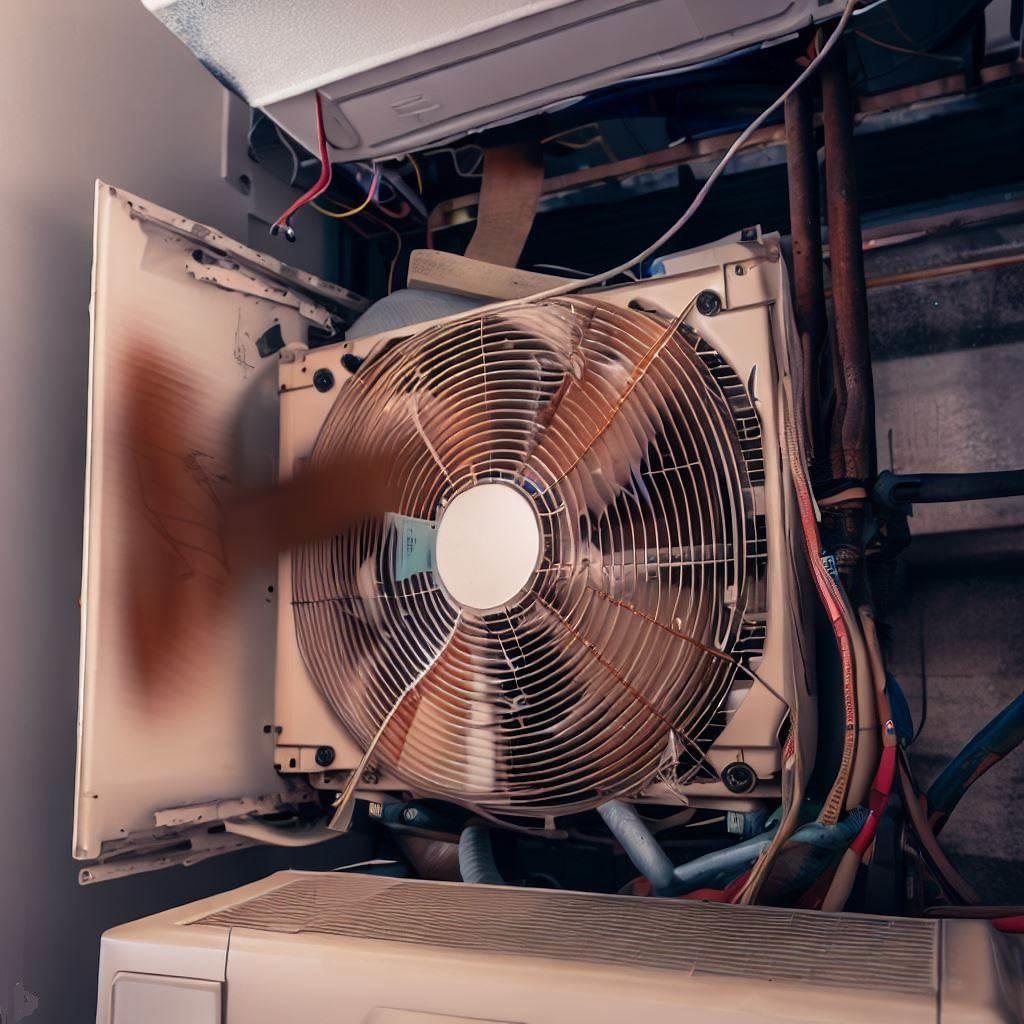 Split ac not cooling but fan is running