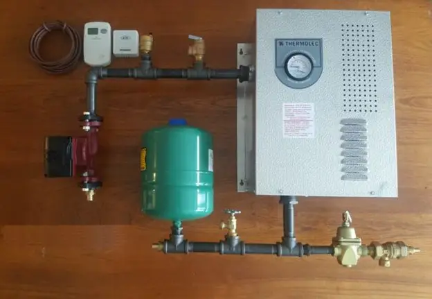 electric boiler for radiant heat 