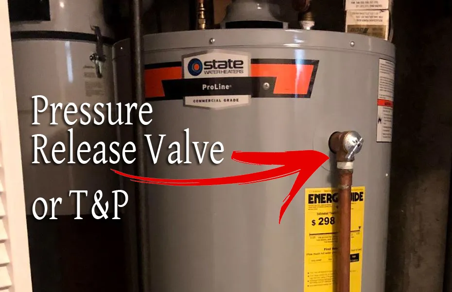 water heater leaking from top pressure valve