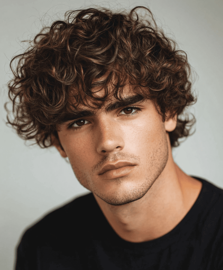 Men’s Medium Curly Hairstyles