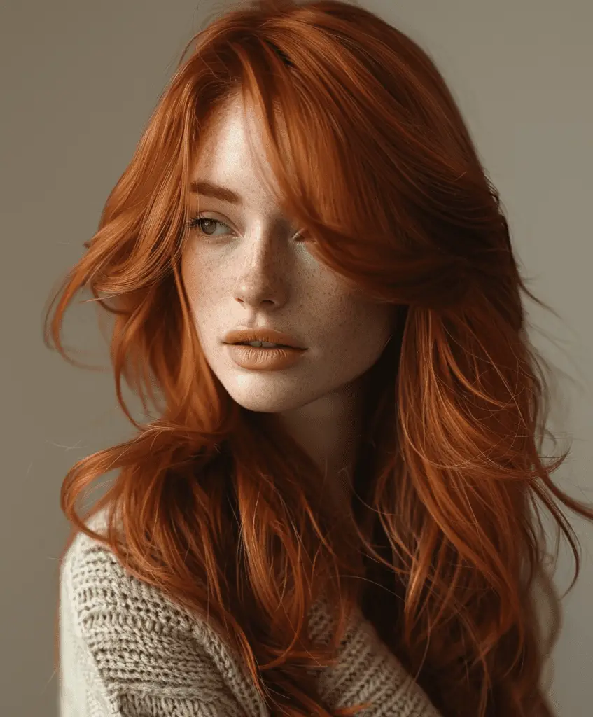 Rich copper maple hair with warm hues